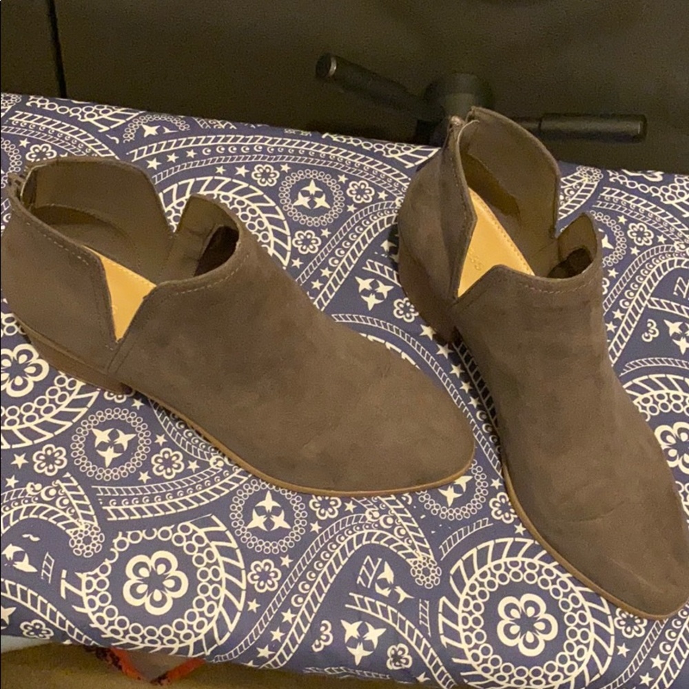 Express suede booties